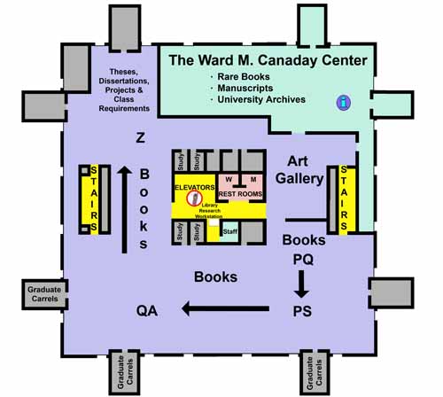 Carlson LIbrary Fifth Floor