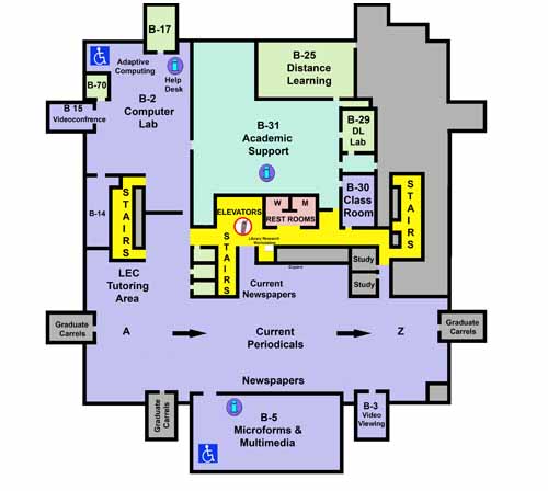 Carlson Library Basement
