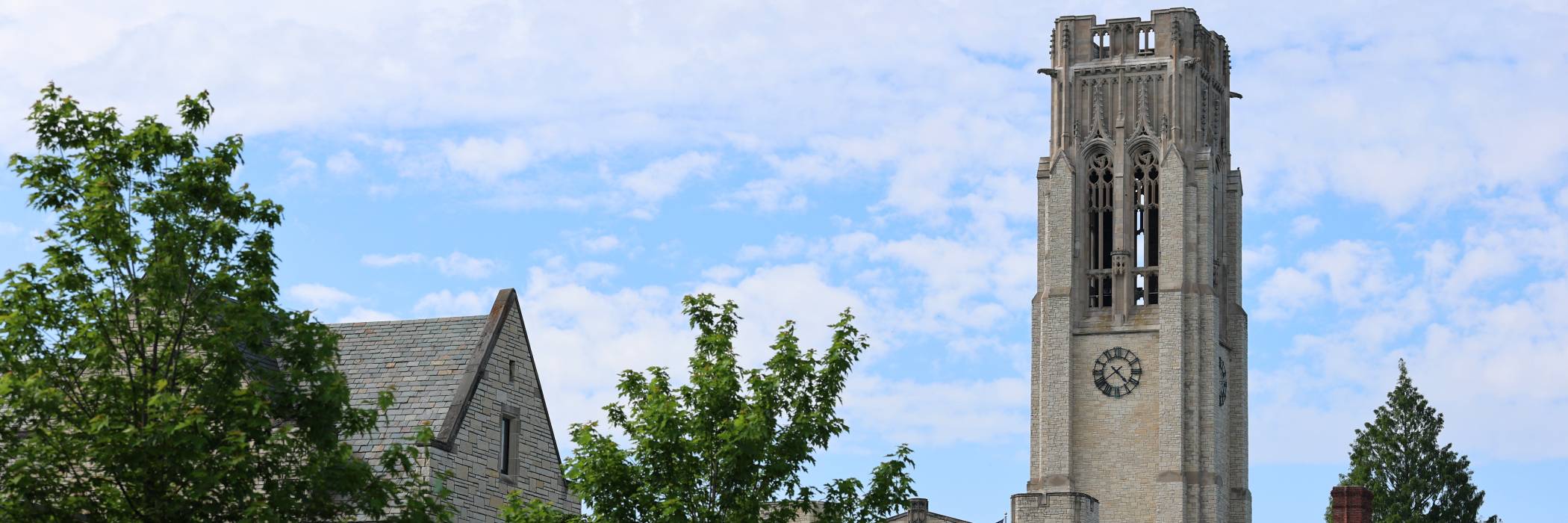 Exterior of University Hall - main campus UToledo