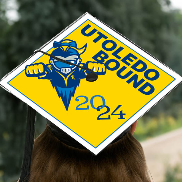 UToledo Bound graduation cap design