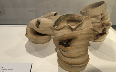 Pottery sculptures - title Beyond the Binary by Ana King