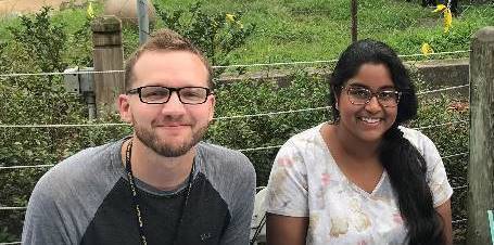 Two Disability Studies students at the Toledo Zoo's 2019 ADA Day