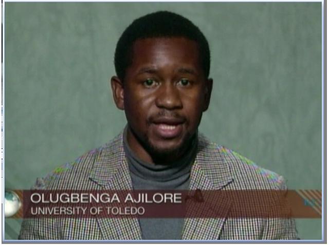 Video screenshot of Dr. Gbenga Ajilore