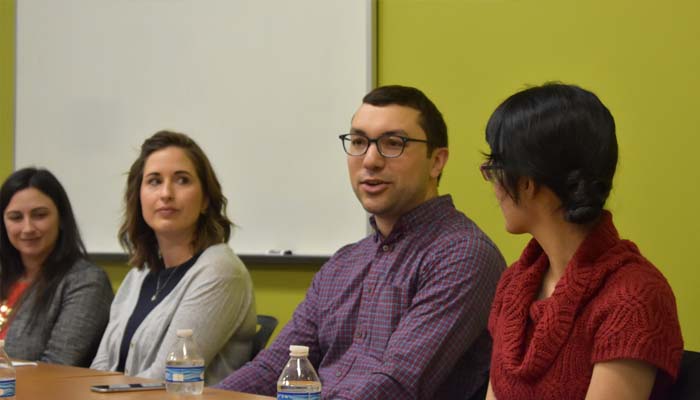 Will Myers speaking at the event.