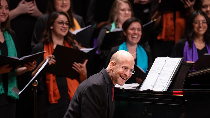 Shawn Kirchner, guest clinician for the 2025 UToledo High School Choral Festival