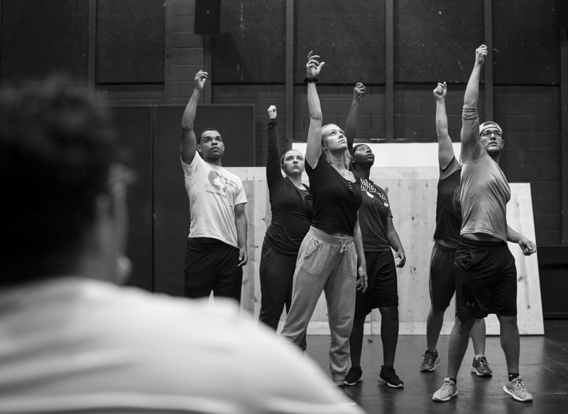 Actors in training at the University of Toledo