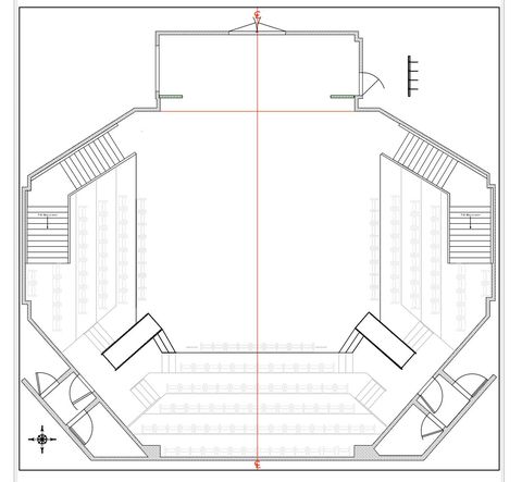 Ground Plan of Center Theatre