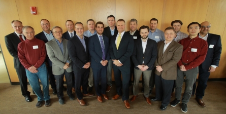 Members of the Finance Advisory Board pose for a photo.