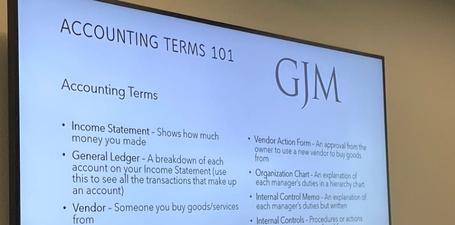 The Young Executive Scholars (Y.E.S.) from The Jones Leadership Academy of Business (JLAB) visited a Toledo accounting firm, Gilmore Jasion Mahler (GJM), on Tuesday, Nov. 15.