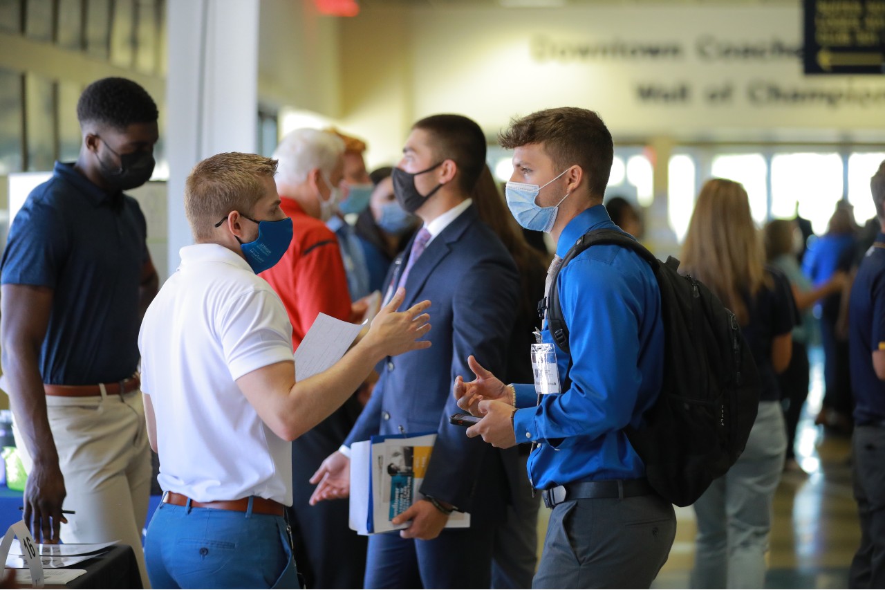 Business Rockets found great success beginning and furthering their careers at the spring job fair.