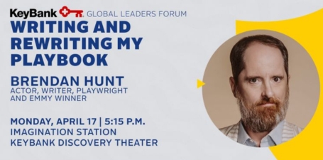 You're invited to the KeyBank Global Leaders Forum in partnership with the UToledo Family Business Center and YPO. Join us for an evening of laughs, leadership and life lessons as Kristi Hoffman facilitates a fireside chat with Brendan Hunt.