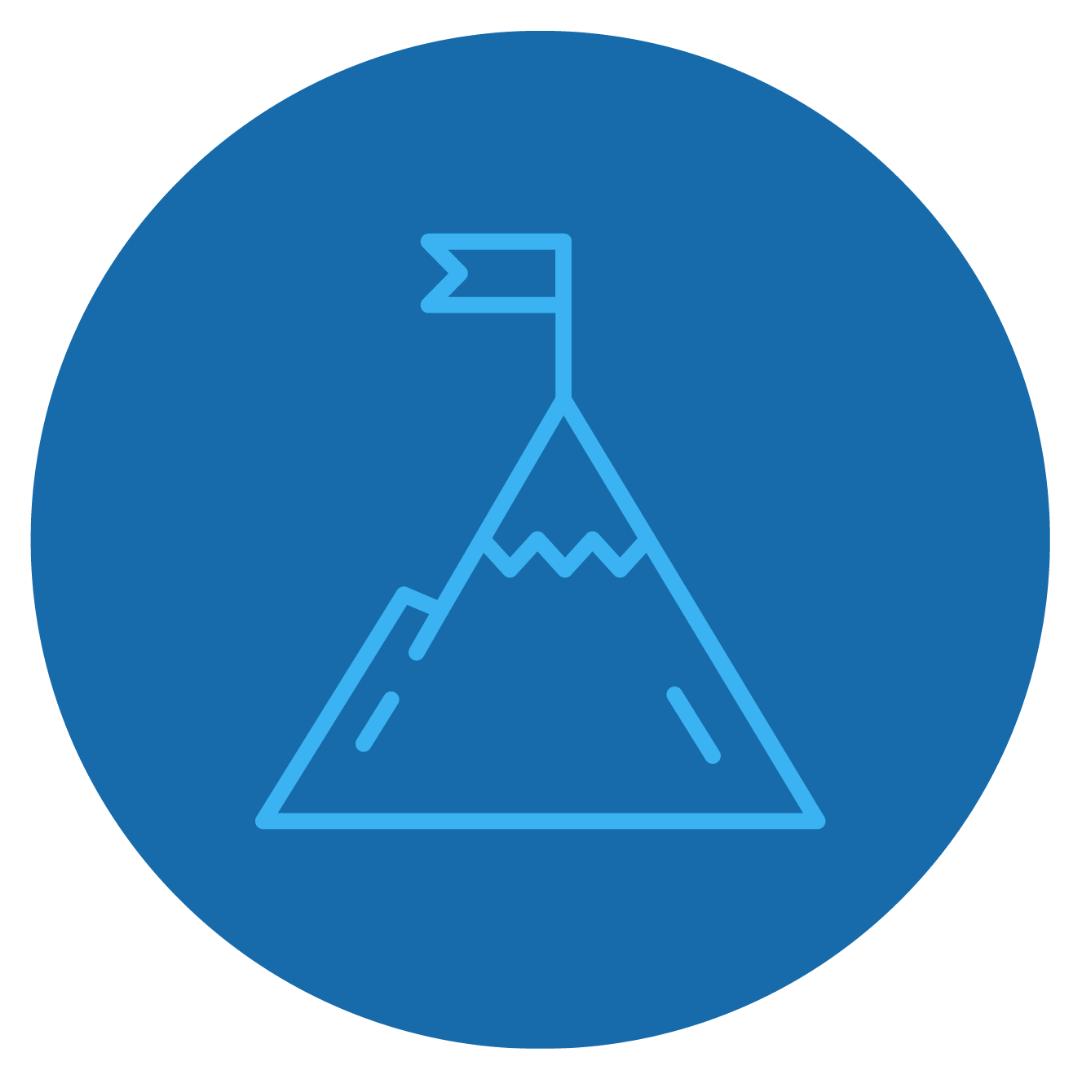 mountain- icon for leadership