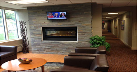 Lobby in of the centers office