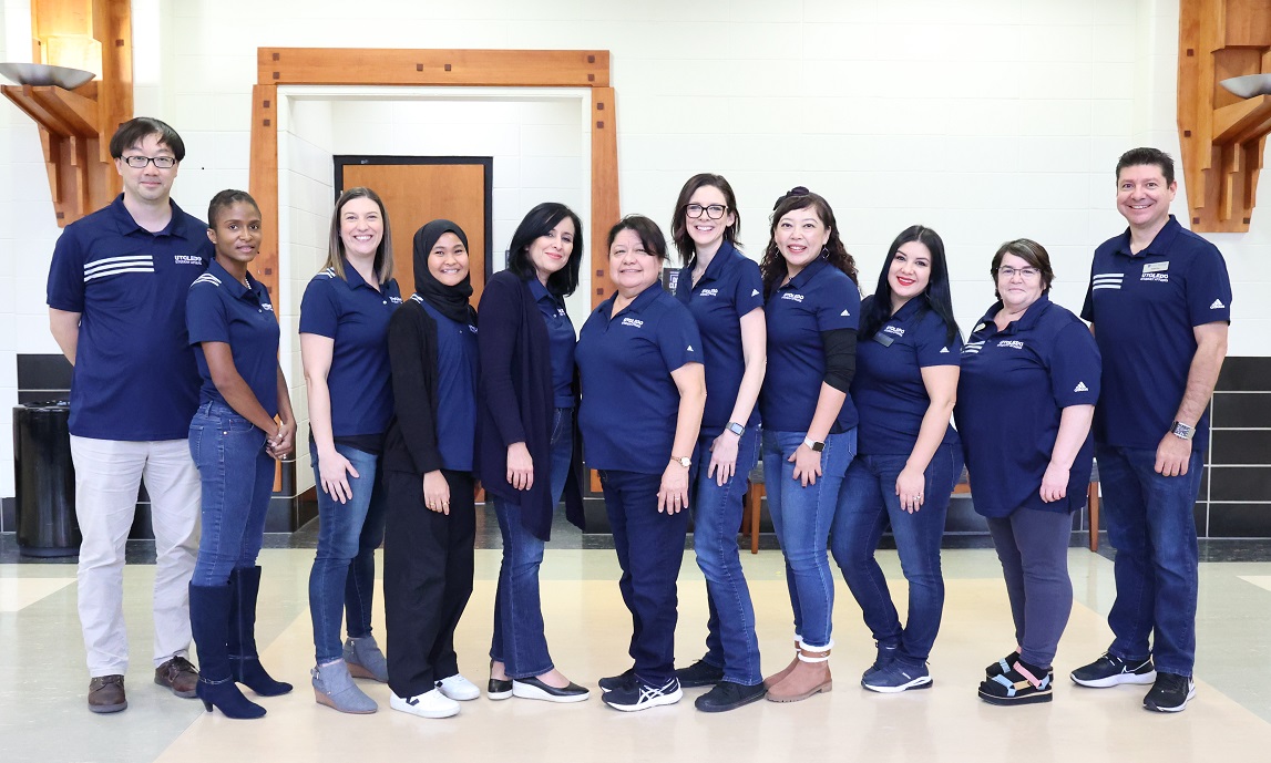 CISP Team in blue polo shirts