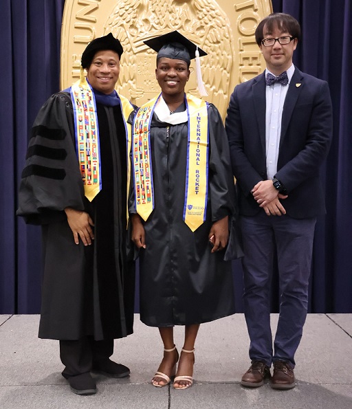 international student graduating