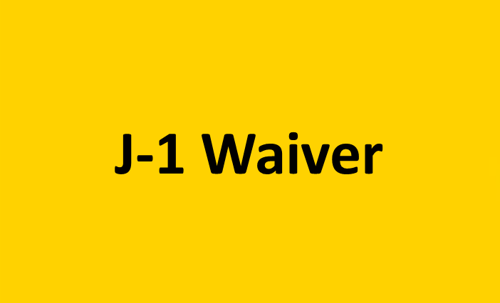 J-1 Waiver