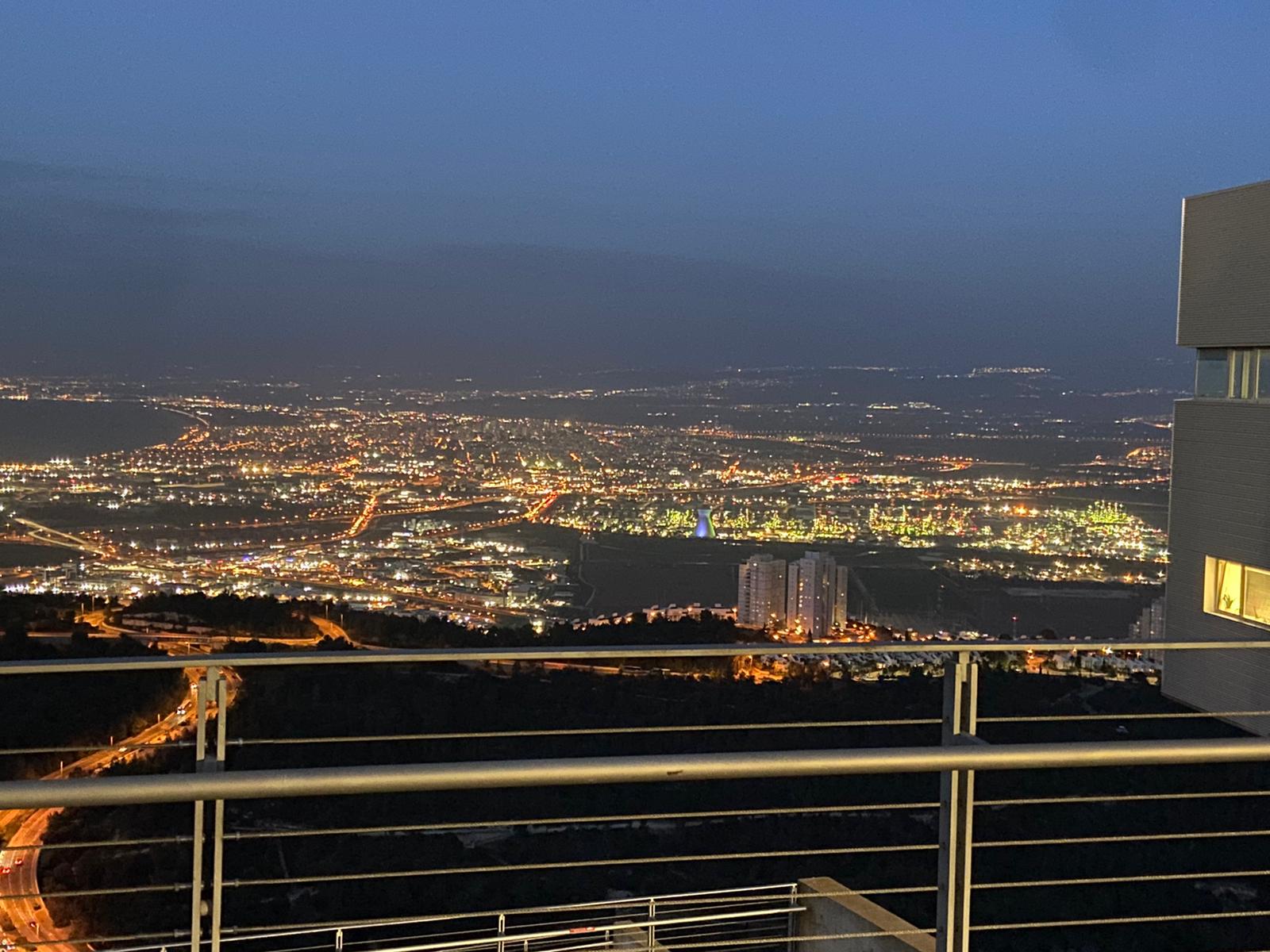 night time view of city