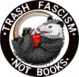 Trash Fascism button
