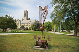 Harp Sculpture