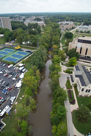 Aerial View of Ottawa River