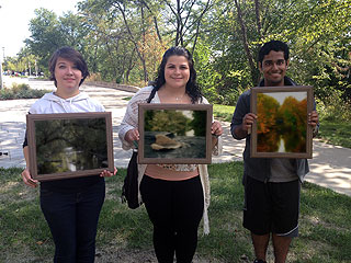 2015 contest winners holding their photos