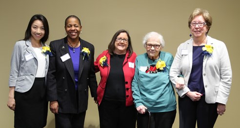 Color image of the 2017 Outstanding Woman Award recipients