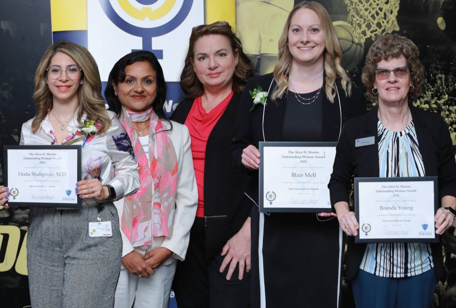 Color image of the 2025 Outstanding Woman Award recipients