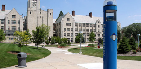 University Hall on main campus