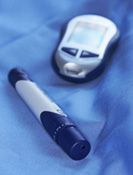 image of diabetes testing equipment