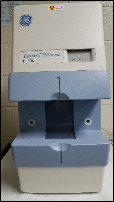 Image to the GE Lunar PIXImus2 Bone Densitometer