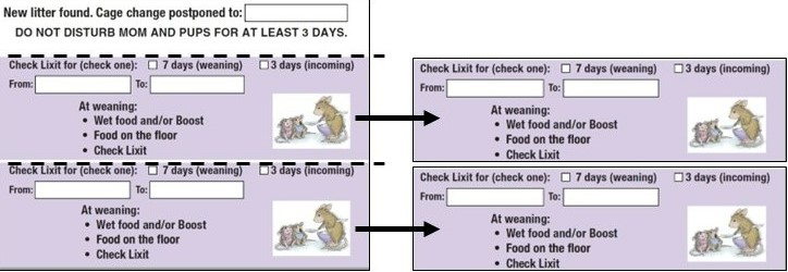 Image of a check lixit slip