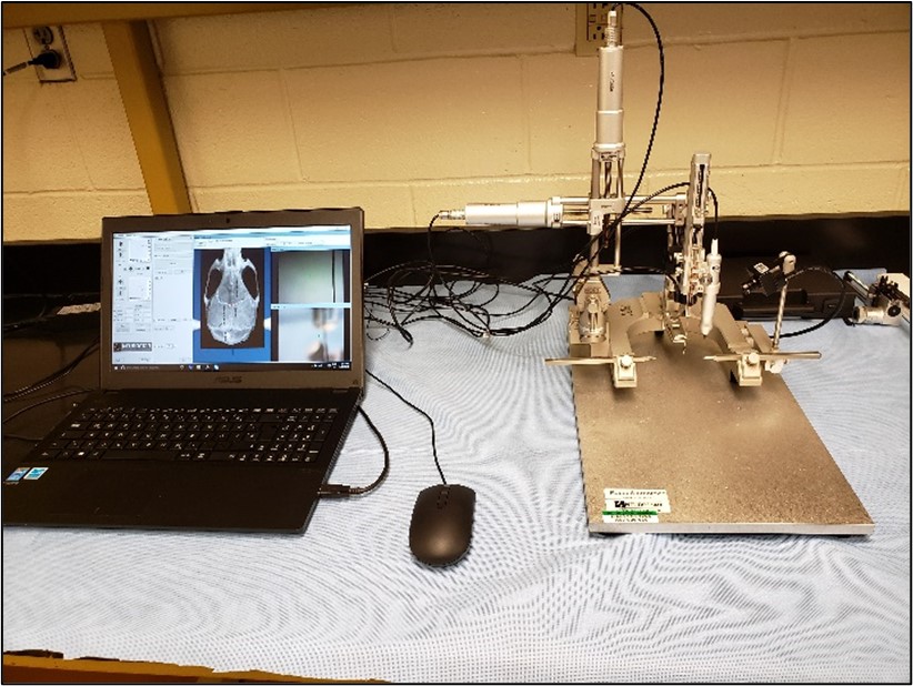 Image of the Neurostar Robotic Stereotaxic Instrument