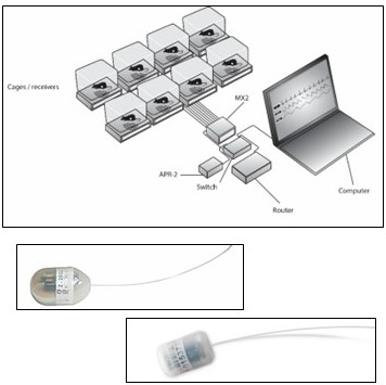 Image of a PhysioTel HD and Physio Tel Hardware