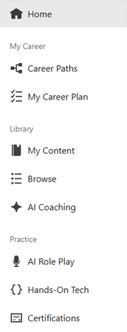 LinkedIn Learning Left Toolbar LinkedIn Learning Left Toolbar Screenshot