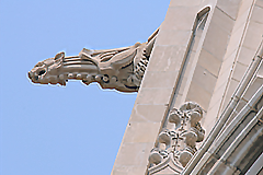 University Hall tower detail University Hall tower detail