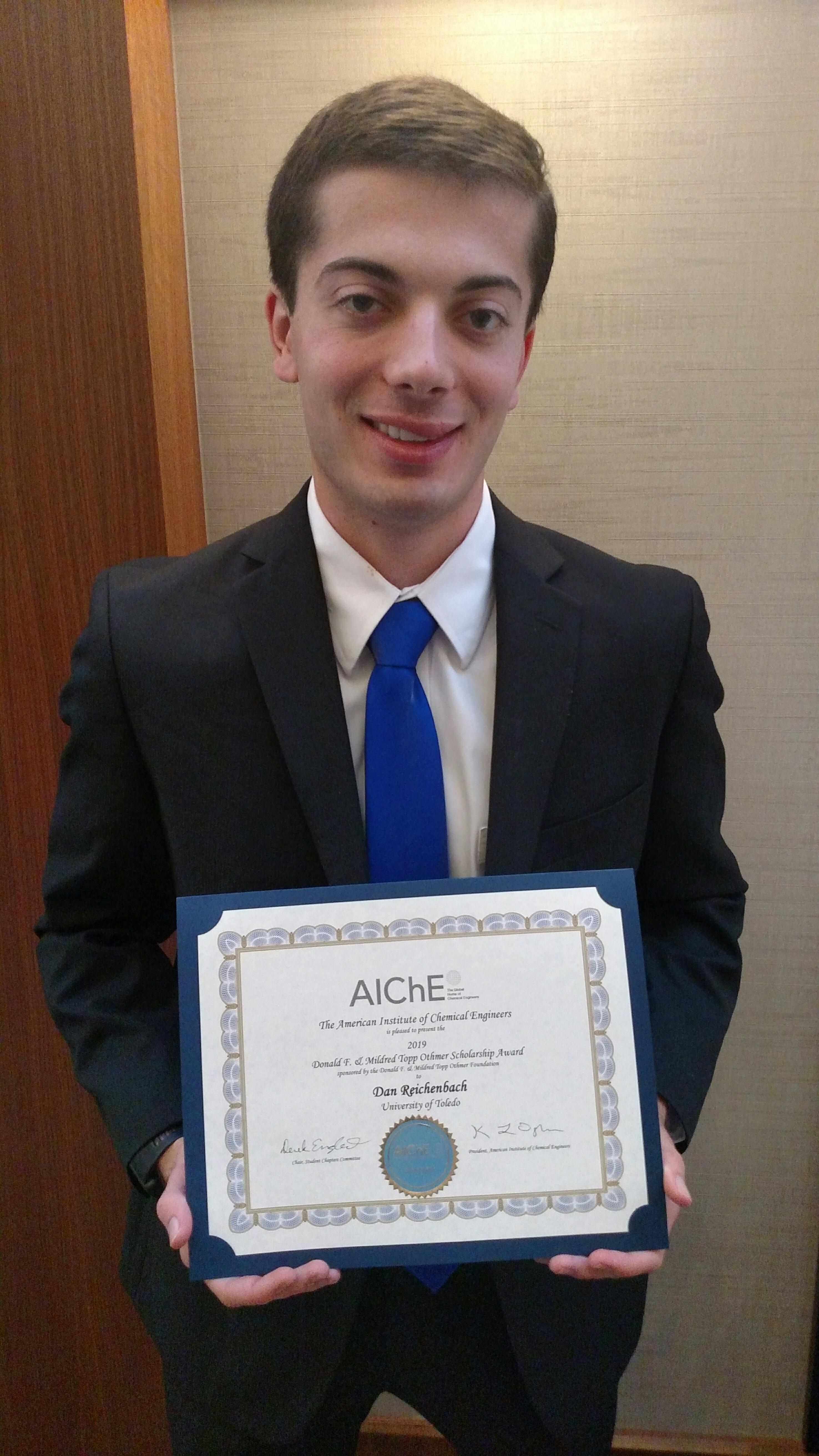 Daniel Reichenbach AiChE 2019