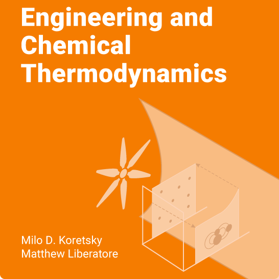 Engineering and Chemical Thermodynamics zyBook cover by Milo Koretsky and Matthew Liberatore 