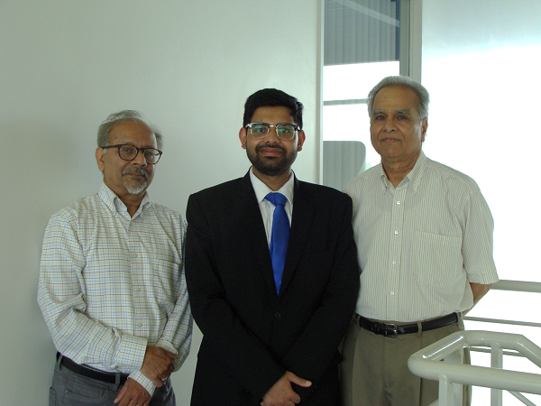 Photo of Sarit Bhaduri, Prabaha James Sikder, and Vijay Goel