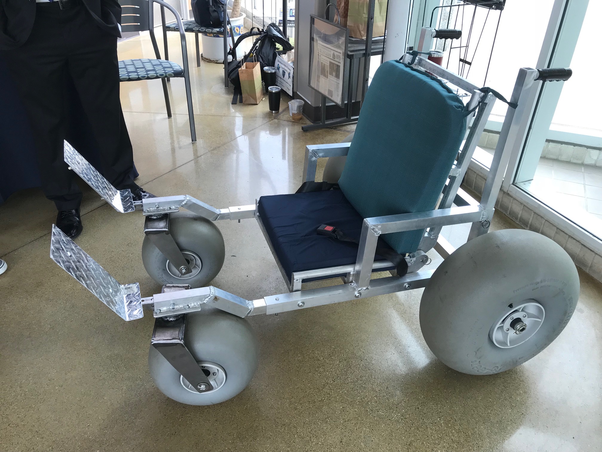 final design of beach wheelchair