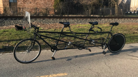 modified tandem bike