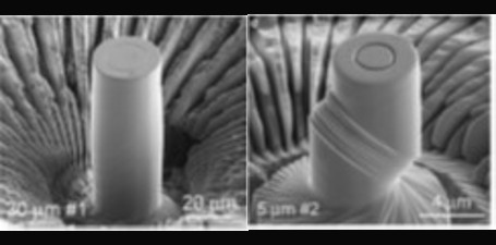 before and after micro-pillar compression