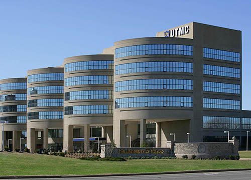 The University of Toledo Medical Center view from Arlington Avenue