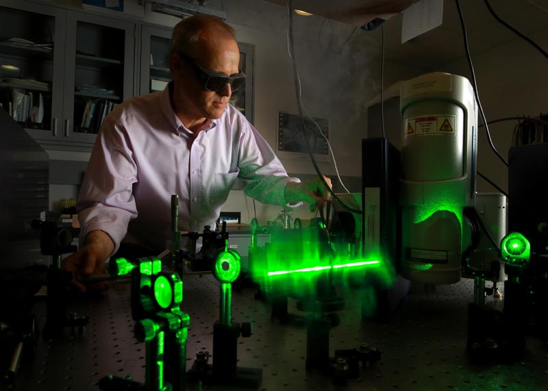 Dr. Randall Ellingson in a lab