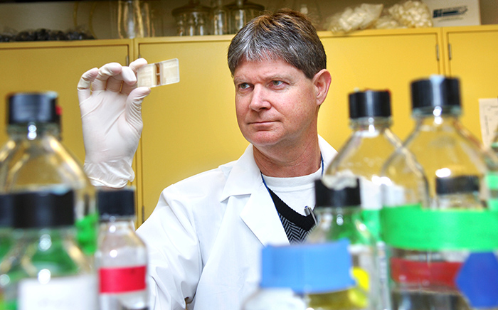 Dr. Mark Wooten in a lab