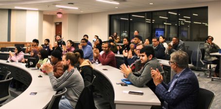 2023 Three Minute Thesis 2023 Three Minute Thesis audience cheering