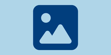 Midnight blue image file icon