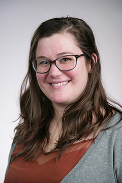 Jenna Potvin, admissions analyst