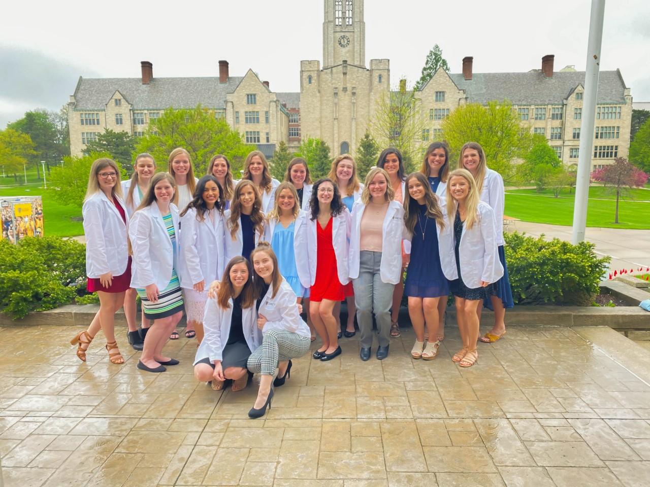 OTD Students in their white coats