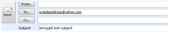 Email Encryption - Example