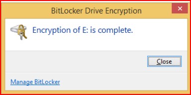 Encryption complete